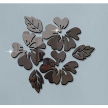 As Tasarım Lazer Geyik001 Model Modern Duvar Dekorasyon Süs Akrilik Kırmızı Renk 25 cm