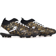 Kajila Erkek Altın Çoraplı Halı Saha Kramponu - Slip-On Bağcıklı, Konforlu ve Dayanıklı Futbol Ayakkabısı