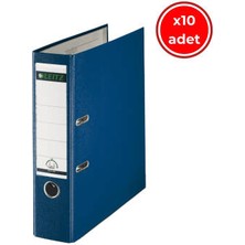 Leitz 180° Büro Klasörü, 10 Adet, Plastik, Geniş, A4 Boyut, Mavi