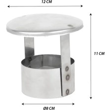 Nurgaz Paslanmaz Baca Şapkası
