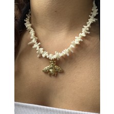 M Miel Kadın Doğal Taş Arı Kolye