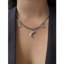 M Miel Kadın Kalp Kovboy Çizme Charm Kolye