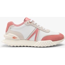 Lacoste L-Spin Deluxe Leather Womens Sneaker Hakiki Deri Kadın Günlük Spor Ayakkabı Beyaz