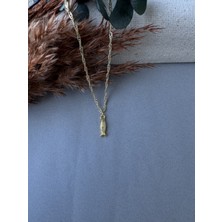 M Miel Kadın Balık Figür Kolye