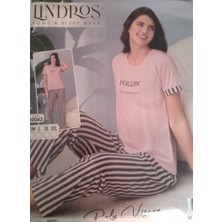 Lindros Kadın Kısa Kollu Pijama Takımı