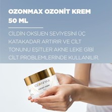 Ozonmax Ozonit Krem 50 ml - Cildin Oksijen Seviyesini Üç Katakadar Artırırı ve Cilt Tonunu Eşitler Akne Leke Gibi Cilt Problemlerinde Kullanılır.