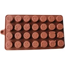 Çikolata Kalıbı - Silikon - Karışık Emoji (Sck-43)
