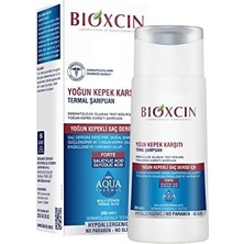 Bioxcin Yoğun Kepek Karşıtı Termal Şampuan 200 ml Kepek Önleyici Etki ve Standart İçerik