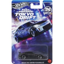 Hot Wheels Nissan 350Z Custom Metal Gövde 1/64 Ölçekli Araba Siyah Renkli Koleksiyonluk Model