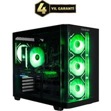 Monster Tulpar Td3 V1.9.5 I7 14700F H610 Anakart 16 GB Ram 1 Tb SSD 10 GB Arc B570 Freedos Masaüstü Oyun Bilgisayarı - Siyah