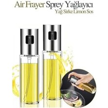 100 ml Cam Sprey Yağdanlık – Airfryer, Salata, Barbekü, Yağ, Sirke ve Sos Için Püskürtme Şişesi