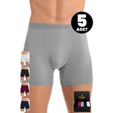 Öts Premium 5’li Erkek Modal Boxer - Hediye Kutulu, Ultra Yumuşak Modal Kumaş, Esnek Kalıp, Etiketsiz ve Kaliteli Boxer
