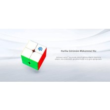 Gan 249 V2 2x2 Hızlı Rubik Küp Zeka Küpü (Etiketsiz) Türkiye Resmi Satıcısı