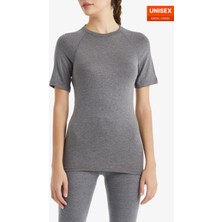 Blackspade Unisex Termal Tişört 2. Seviye 9258 - Gri Melanj