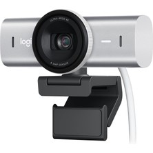 Mx Ultra Hd 4K Web Kamerası, 60 Fps 1080P, Gürültü Önleyici Çift Mikrofon, Usb-C, Web Kamerası Kapağı, Microsoft Teams, Zoom, Meet ile Uyumlu, Gri
