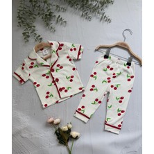 MİNİM Kiraz Baskılı Yazlık Pijama Takımı