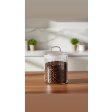 Mien 700 ml Cam Kavanoz Kapaklı – Bakliyat, Baharat & Kuru Gıda Saklama Kabı – Şeffaf, Dayanıklı Cam
