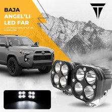C9 40W Baja Style 8 cm Amber-Beyaz Ultra Parlak LED Projektor Off Road LED Lamba 2li
