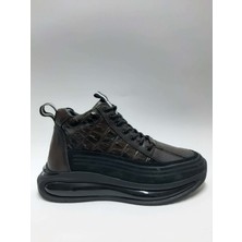 Luiz Paulo Hakiki Deri Kahverengi Ithal Taban Bağcıklı Kışlık Erkek Ayakkabı C-9830176LPAULO