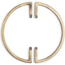 96 Mm Antik Rengi Modern Kulp Tek Adet Yarım - Ssy4700 0096 Abm