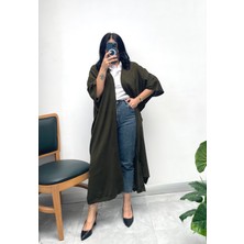 Nisum Moda Triko Görünümlü  Kısa Kol Hırka