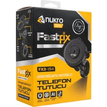 Nukrotech Fastfix FX3-154 Titreşim Modüllü Telefon Tutucu