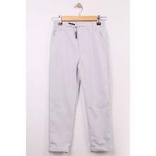 Turuncu Gardrop 7-11 Yaş Double Paça Jogger Erkek Çocuk Pantolon Gri