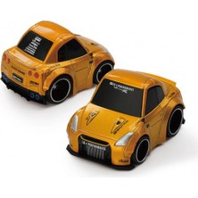 Mini Gt 1/64 Qube Carz Serisi Nissan Gt-R (R35) Lb Works Type 1, Rear Wing Ver 2lb Gold Blister Paket