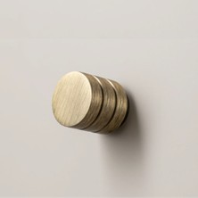 System 1474 Tek Delikli Düğme Kulp Antik Renk Çap 26 mm