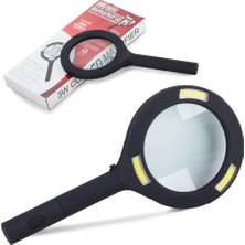 Epilons -3 Ledli Işıklı El Büyüteci 250 Lümen Beyaz Işık Büyüteç 3x Zoom Tamirci Büyüteç Wt-374