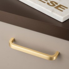 320 Mm Mat Altın Rengi Modern Kulp - Ssy8640 0320 Bb - Mobilya Kulpları - Tek Ebat