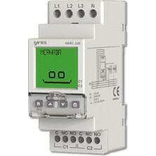 Entes GKRC-22E LCD Ekran Gerilim Koruma Rölesi 85-300VAC,3P+N,M5414