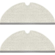 robotyedek Roborock S5 Max Uyumlu Yüksek Kaliteli 2 Adet Mop-Tam Yüzey Mikrofiber ve Kalın