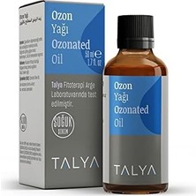Talya Ozon Yağı 50 ml - Ozonlanmış Zeytinyağı - Soğuk Sıkım - Sivilce ve Akne Karşıtı - Cilt Nemlendirici - Sağlıklı ve Parlak Cilt Görünümü