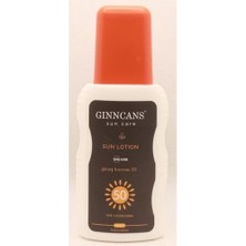 Cosmetıc & Cosmetıcs By Gınncans Sun Güneş Koruyucu Krem Spf+50 Uva+Uvb Losyon Açık ve Beyaz Ciltler Için 150ML