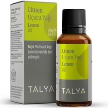 TALYA%100 Saf Limon Uçucu Yağı 10 ml - Cilt Bakımı - Taze ve Enerjik Koku - Difüzör Için Aromaterapi Yağı