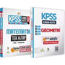 Karakutu Yayınları 2026 KPSS Kara Kutu TEK KİTAP Matematik ve Geometri ÖSYM Çıkmış Soru Bankası 2li SET Konu Özetli