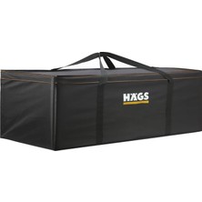 Bahçe Mobilya Yastığı, Saklama Çantası Büyük Boy Hurç, Yatak, Yorgan, Yastık Organizer, Düzenleyici, Depolama Hurcu, Çantası, Büyük Battal Boy - 725 Lt Siyah