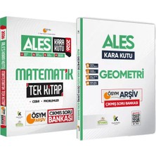 Karakutu Yayınları 2026 ALES Kara Kutu TEK KİTAP Matematik ve Geometri ÖSYM Çıkmış Soru Bankası 2li SET Konu Özetli