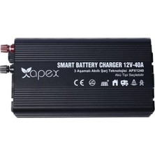 APX1240 Apex 12V 40A Smart Akü Şarj Cihazı