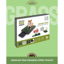 M-Pets Grass Mat Çimli Çekmeceli Köpek Tuvaleti 58X46 cm
