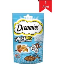 Dreamis Dreamies Shakeups Seafood Balıklı ve Karidesli Kedi Ödülü 55 gr x 3 Adet