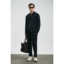 Lufian Copernı Smart Erkek Chino Pantolon Slim Fit Siyah