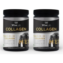 Wiselab Men Collagen 300GR TIP123 L-Carnitine L-Citrulline + Wiselab Men Collagen 300GR TIP123 L-Carnitine L-Citrulline