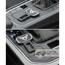 Masem Group Tüm Araçlara Uygun Cupra Logolu Kemer Tokası - 2 Adet