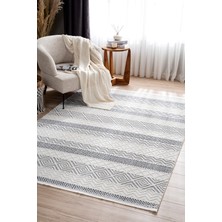 Koza Halı Koza Hayad Monaco Krem Siyah Halı  Salon Oturma Odası Yatak Odası Koridor Makine Halısı 33342