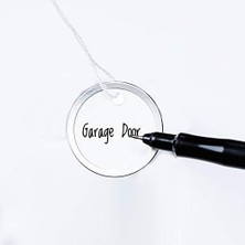 Metal Rim Marking Tags, Metal/, 1 – 1/4" Çap, Beyaz, 500/BOX, Sold As 1 Box