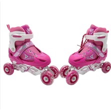 Vardem 4 Renk Işıklı Ayarlanabilir (Alıştırma ve Sıralı) Paten Çocuk Outdoor Bahçe Oyunları