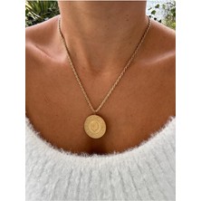 Hercy 316 L Paslanmaz Çelik Ata Kolye | Burgu Zincir Kolye | 50 cm | Uzun Kolye