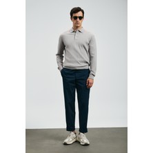 Lufian Rumı Smart Erkek Chino Pantolon Slim Fit Lacivert